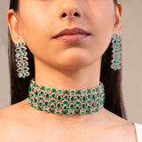 Katherine Emerald Green Necklace Set