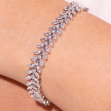 Sofie White Diamante Tennis Bracelet