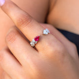 Avira Ruby Pink Band Ring