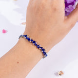 Zinnara Sapphire Blue Tennis Bracelet