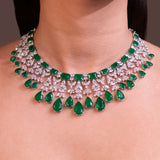 Nora Emerald Green Necklace Set