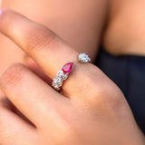 Avira Ruby Pink Band Ring