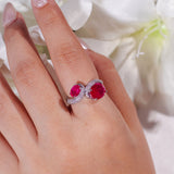 Evan Ruby Red Ring