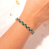 Zoreia Emerald Green Tennis Bracelet