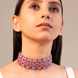 Katherine Ruby Red Necklace Set