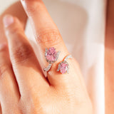 Amaya Sapphire Pink Ring