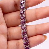 Aressa Purple Tennis Bracelet