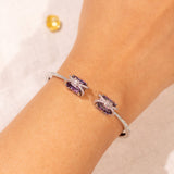 Vivienne Purple Bracelet