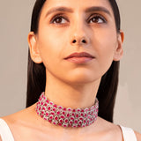 Katherine Ruby Red Necklace Set