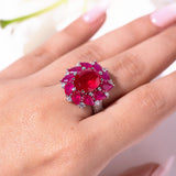 Zavira Ruby Red Ring