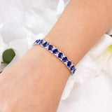 Aressa Sapphire Blue Tennis Bracelet