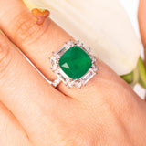 Zorella Emerald Green Ring