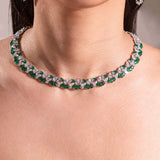 Milly Emerald Green Necklace Set