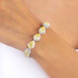 Orlena - Yellow Sapphire Tennis Bracelet