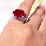 Azmira Ruby Red Ring