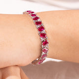 Aressa Ruby Red Tennis Bracelet