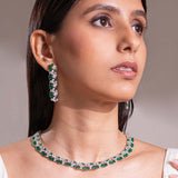 Milly Emerald Green Necklace Set