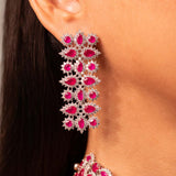 Katherine Ruby Red Necklace Set
