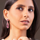 Mireya Pink Drop Earrings