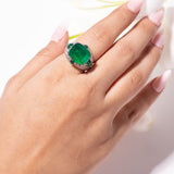 Azmira Emerald Green Ring