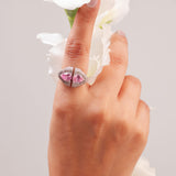 Liora Sapphire Pink Ring