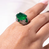Azmira Emerald Green Ring