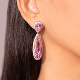 Mireya Pink Drop Earrings