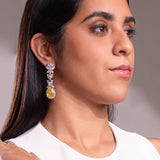 Connie Sapphire Yellow Earrings