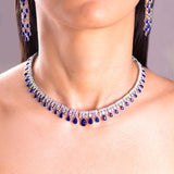 Azurielle Blue Necklace Set