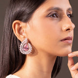 Christina Pink Earrings