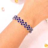 Valerina Blue Tennis Bracelet
