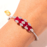 Kristin Ruby Red Bracelet