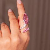 Aurika Sapphire Pink Ring