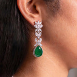 Connie Emerald Green Earrings