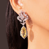 Julia Yellow Drop Earrings