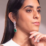Connie Emerald Green Earrings