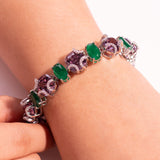 سوار تنس أريسا الأرجواني