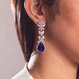Connie Sapphire Blue Earrings