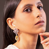 Julia Yellow Drop Earrings