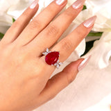 Eloise Ruby Red Ring