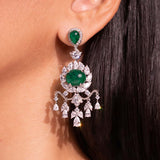 Bianca Emerald Green Necklace Set