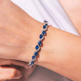 Sasha Blue Sapphire Tennis Bracelet