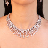 Novaire Crystal Diamante Necklace Set