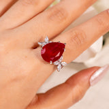 Eloise Ruby Red Ring