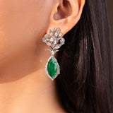 Julia Emerald Green Drop Earrings