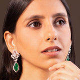 Julia Emerald Green Drop Earrings