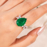 Eloise Emerald Green Ring