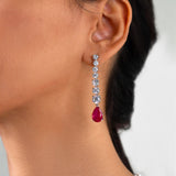 Blair Ruby Red Pendant Set