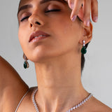 Emily Emerald Green Pendant Set