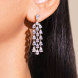 Amelia White Diamante Necklace Set